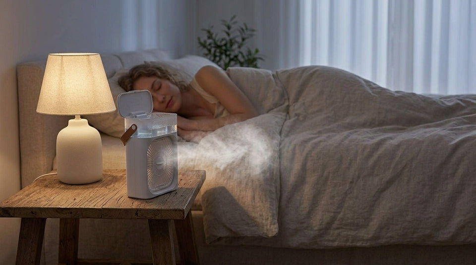 FrostBreeze Pro – 3-in-1 Portable Air Cooler & Personal Mist Fan