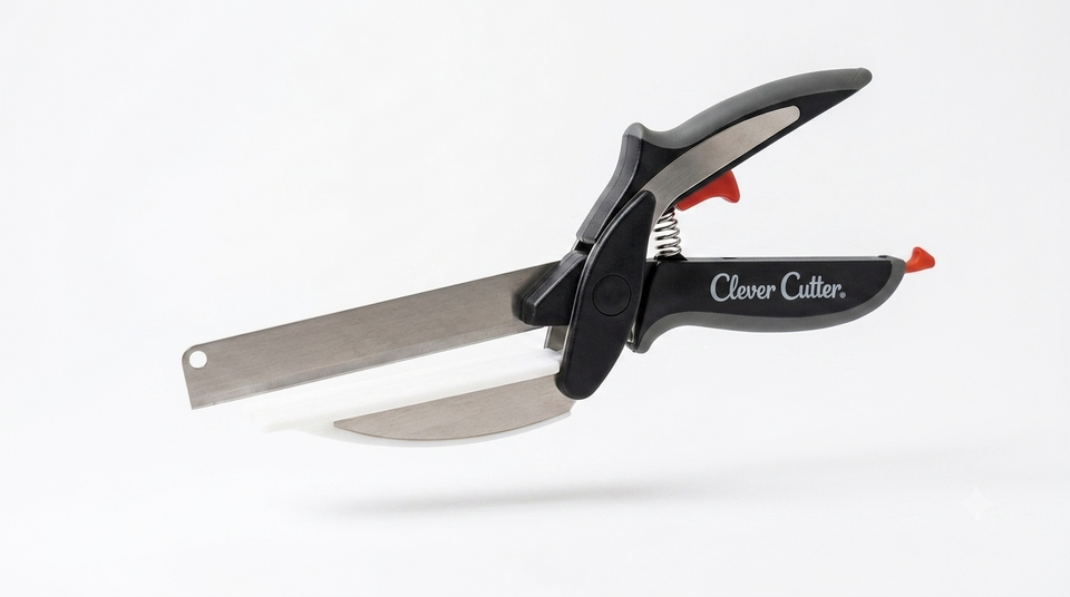 2-in-1 Clever Cutter & Smart Food Chopper: Fast and Easy Kitchen Slicing Tool