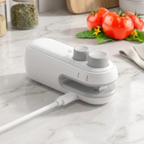 2-in-1 Mini Bag Sealer & Cutter – Portable Handheld Heat Sealer for Chips & Food Storage