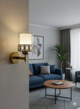 🌸 Royal Aura Wall Lamp – Elegant Gold & Crystal LED Sconce for Living Room, Bedroom & Hallway