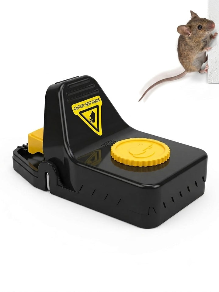 Heavy-Duty Quick-Set Mouse Trap | Reusable & Highly Sensitive Pest Control