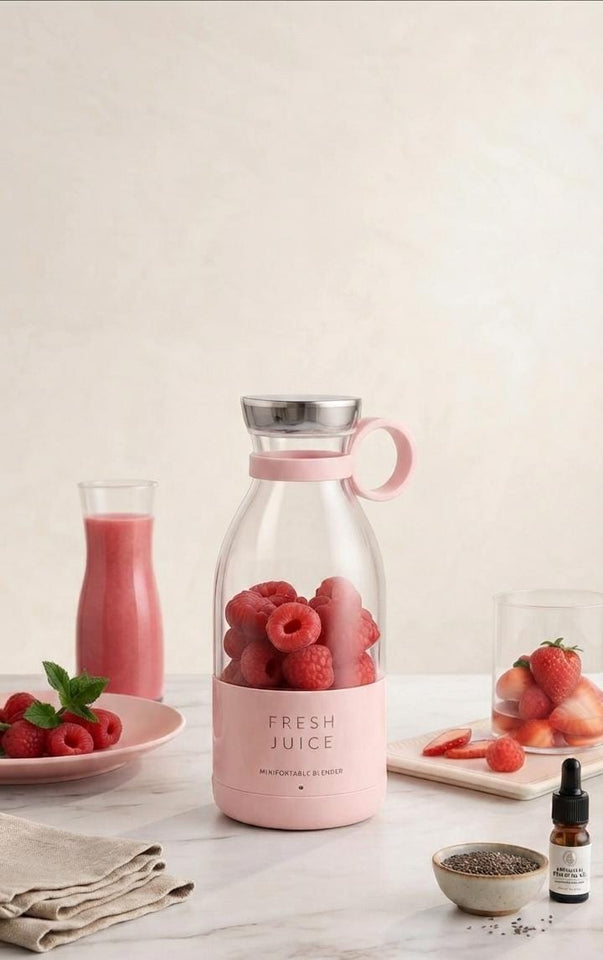 Portable Electric Juicer Bottle 420ml Rechargeable
