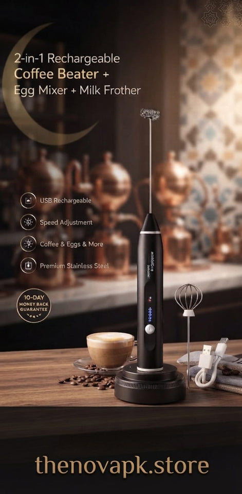 Rechargeable Coffee Beater